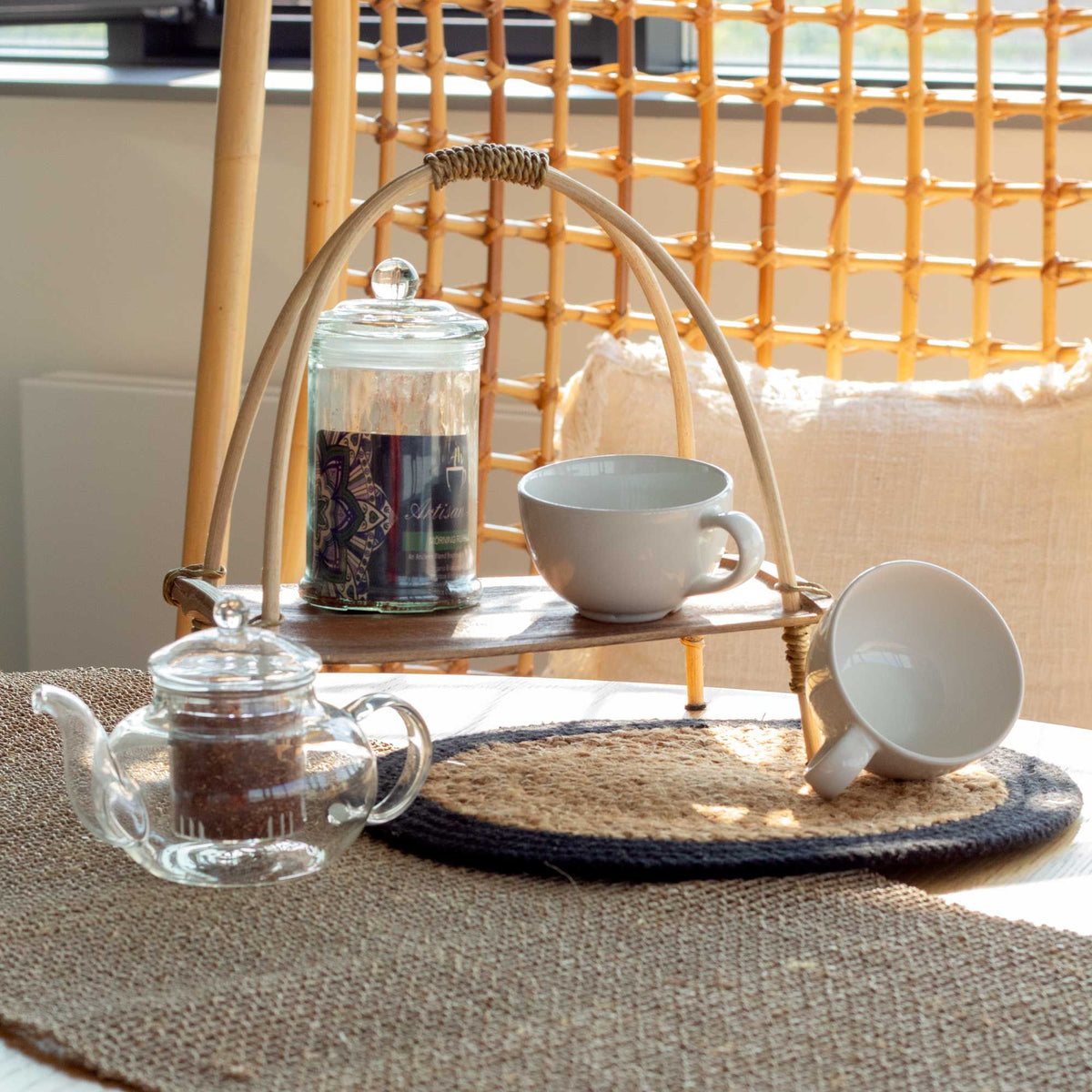 Coconut Leaf Fruit Bowl Sets & Tea Stands — Classic