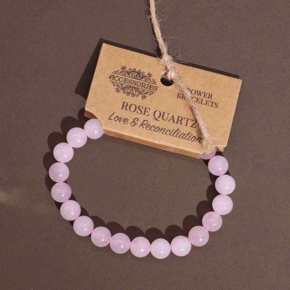 Power Bracelet – Rose Quartz