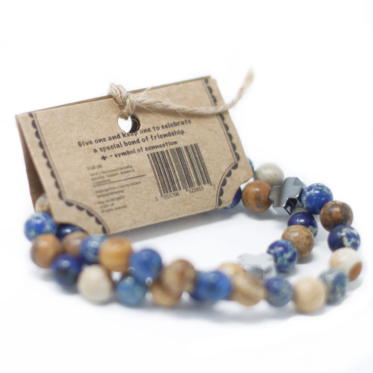 Amazonite & Yellow Jasper Friendship Bracelet