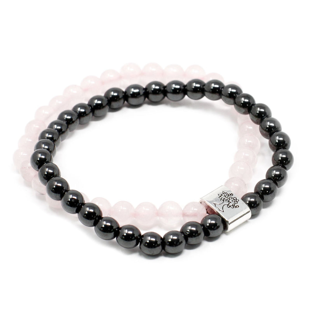 Magnetic Gemstone Bracelet – Rose Quartz