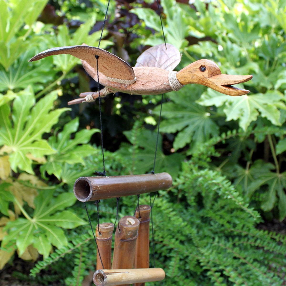 Duck Bamboo Wind Chime