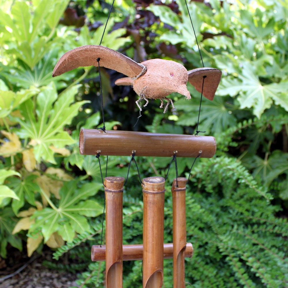 Blackbird Bamboo Wind Chime