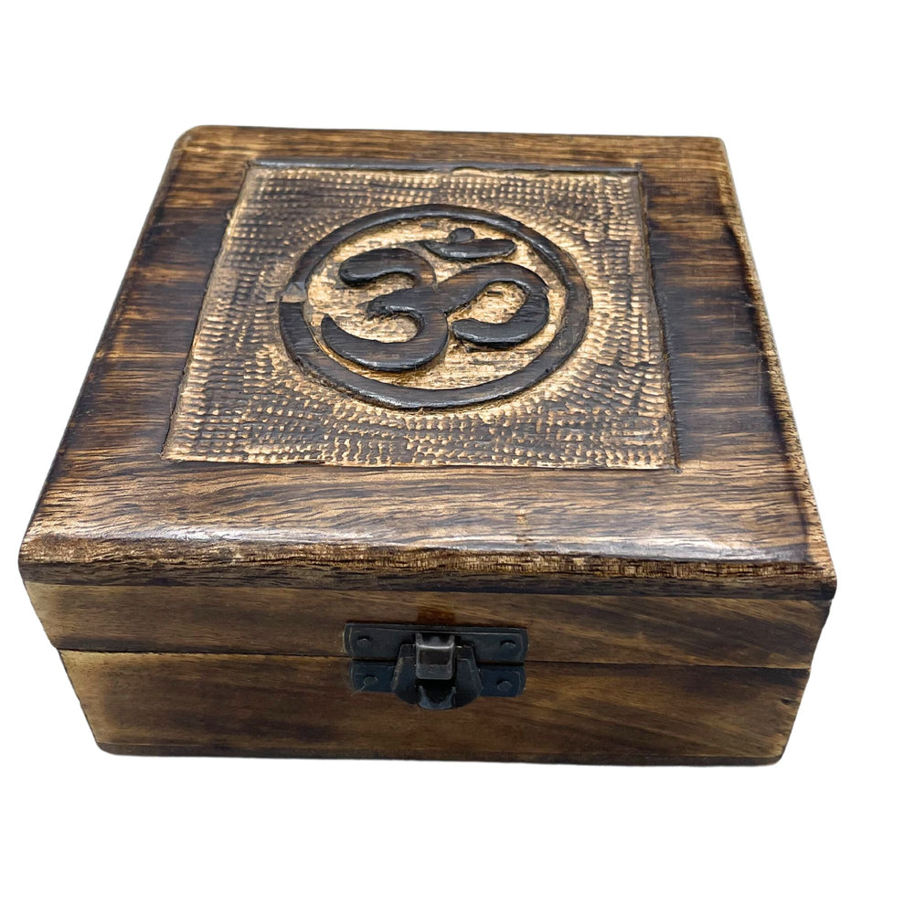 Hand-Carved Wooden Boxes — Classic
