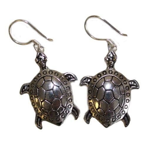 Silver Earrings – Turtles